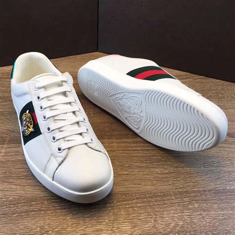 gucci embroidered sneakers for men|authentic Gucci sneakers for men.